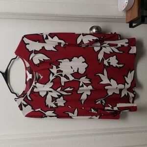 Liz Claiborne shirt maroon